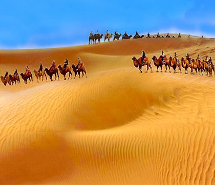 寧夏銀川+中衛(wèi)+固原+吳忠+騰格里沙漠+沙坡頭+鎮(zhèn)北堡西部影城+賀蘭山巖畫9日8晚私家團(tuán)