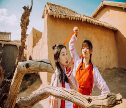 銀川鎮北堡西部影城+西夏陵國家考古遺址公園+賀蘭山巖畫一日游【親子游·上門接送·門票全含·可提供紫霞拍攝服裝】線路推薦